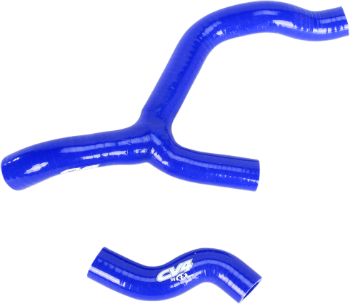 Main image of CV4 Radiator Hose 'Y' Kit (Blue) FE/FC 250/350