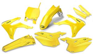 Main image of Cycra Complete Powerflow Body Kit (Yellow/Gray) Honda CRF250R 14-16, CRF450R 13-16