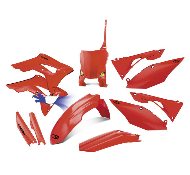 Main image of Cycra Powerflow Plastic Kit (Red) CRF450R 17-20