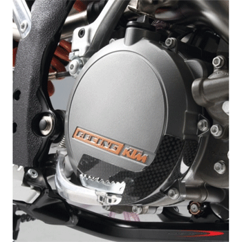 Main image of KTM SXS Carbon Clutch Cover Protector 450/500