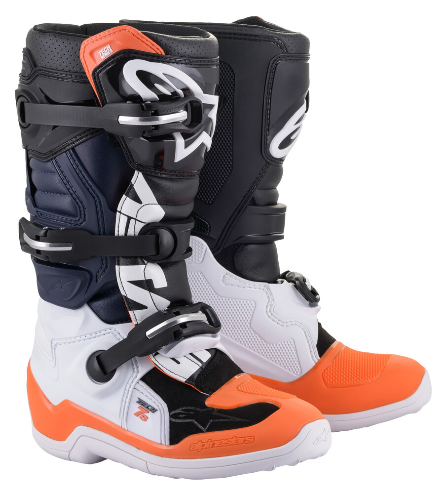 Main image of 2021 Alpinestars Tech 7S Youth Boots (Orange)