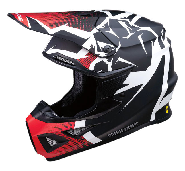 Main image of 2021 Moose F.I. Agroid Helmet (Red)