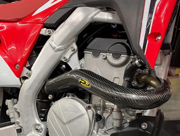 Main image of P3 2-Piece Carbon MAXCoverage Heat Shield CRF250R/X 19-21