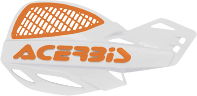 Main image of Acerbis Uniko Vented Handguards (White/Orange)