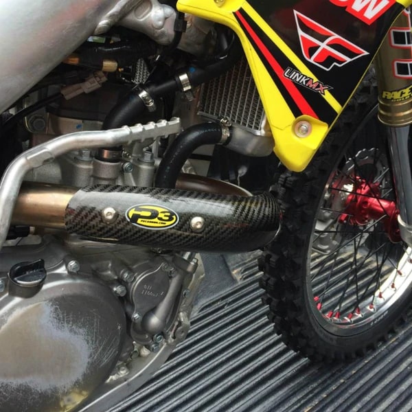 Main image of P3 Carbon Heat Shield Suzuki RMZ450 08-17 Yoshimura