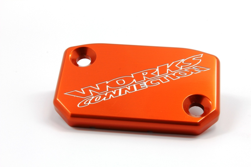 Main image of Works Connection Brembo Clutch Reservoir Cover (Orange) KTM