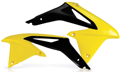 Main image of Acerbis Radiator Shrouds (Flo-Yellow/Black) RMZ450 08-17