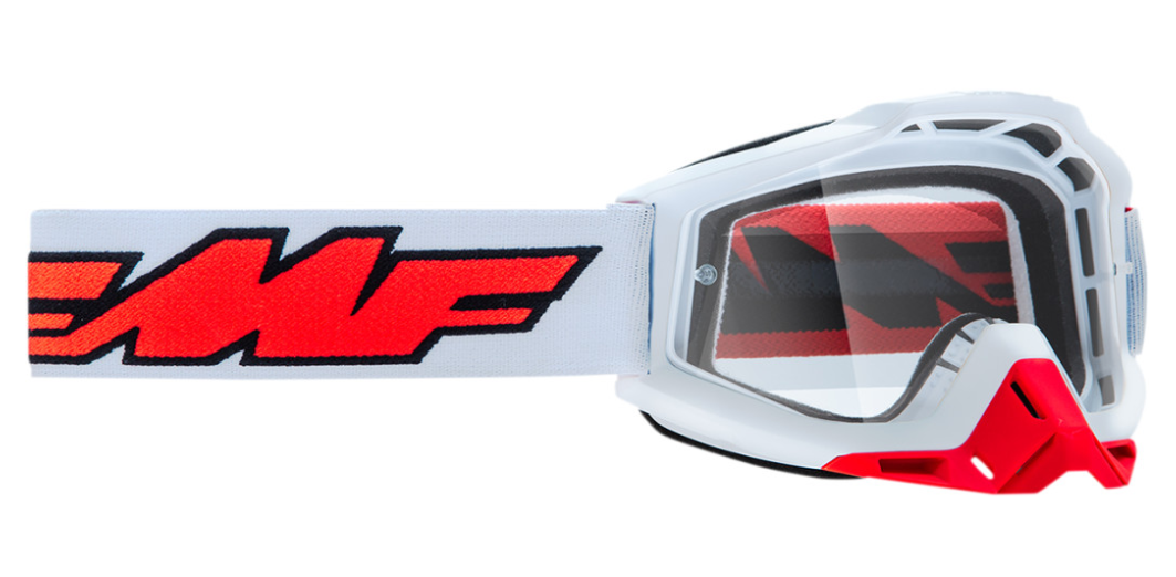 Main image of 2022 FMF Powerbomb Rocket Goggles Black (Clear)