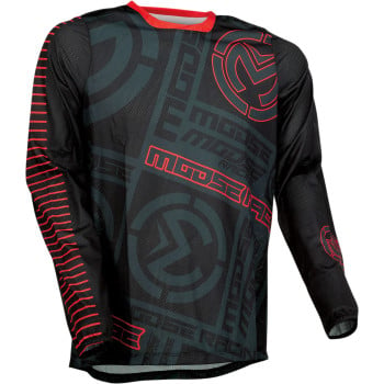 Main image of 2022 Moose Racing Sahara Jersey (Black/Red)