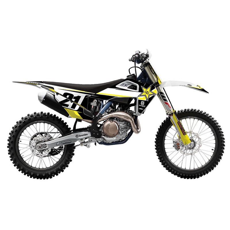 Rockstar Husqvarna Custom Graphic Kit by Factory Effex: AOMC.mx