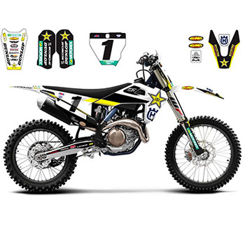 Main image of 2019 Factory Rockstar Husqvarna Custom Graphic Kit