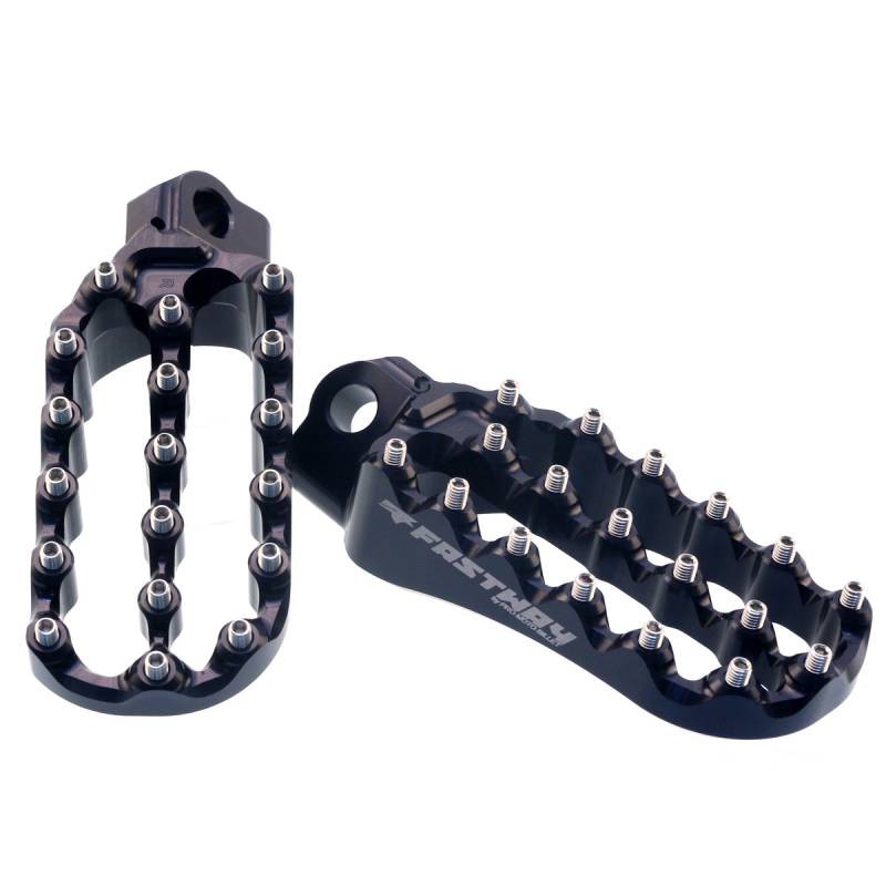 AOMC.mx Fastway Adventure Foot Pegs (Black)