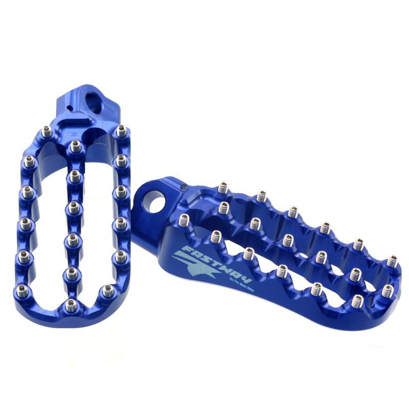 AOMC.mx Fastway Adventure Foot Pegs (Blue)