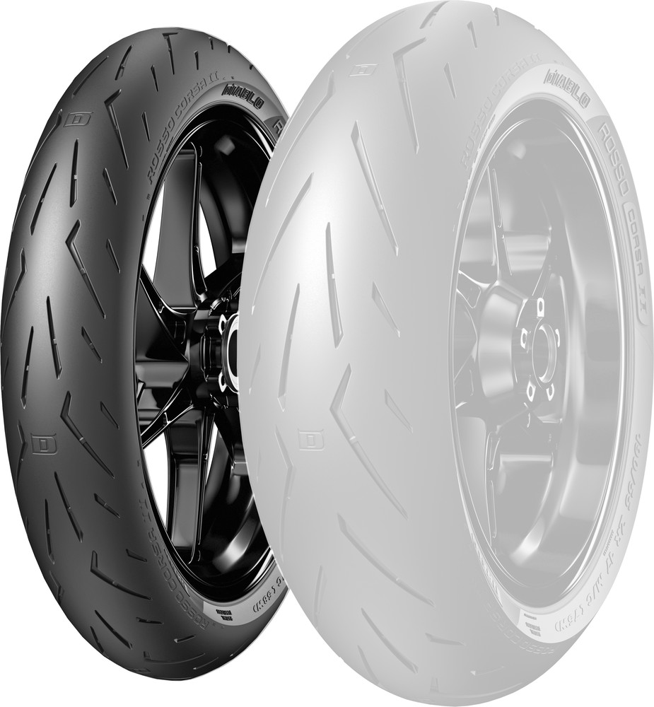 Main image of Pirelli Rosso Corsa II Front Tire 120/70ZR17 (58W) Radial