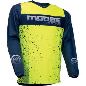 Main image of 2022 Moose Racing Qualifier Jersey (Hi-Vis/Navy)