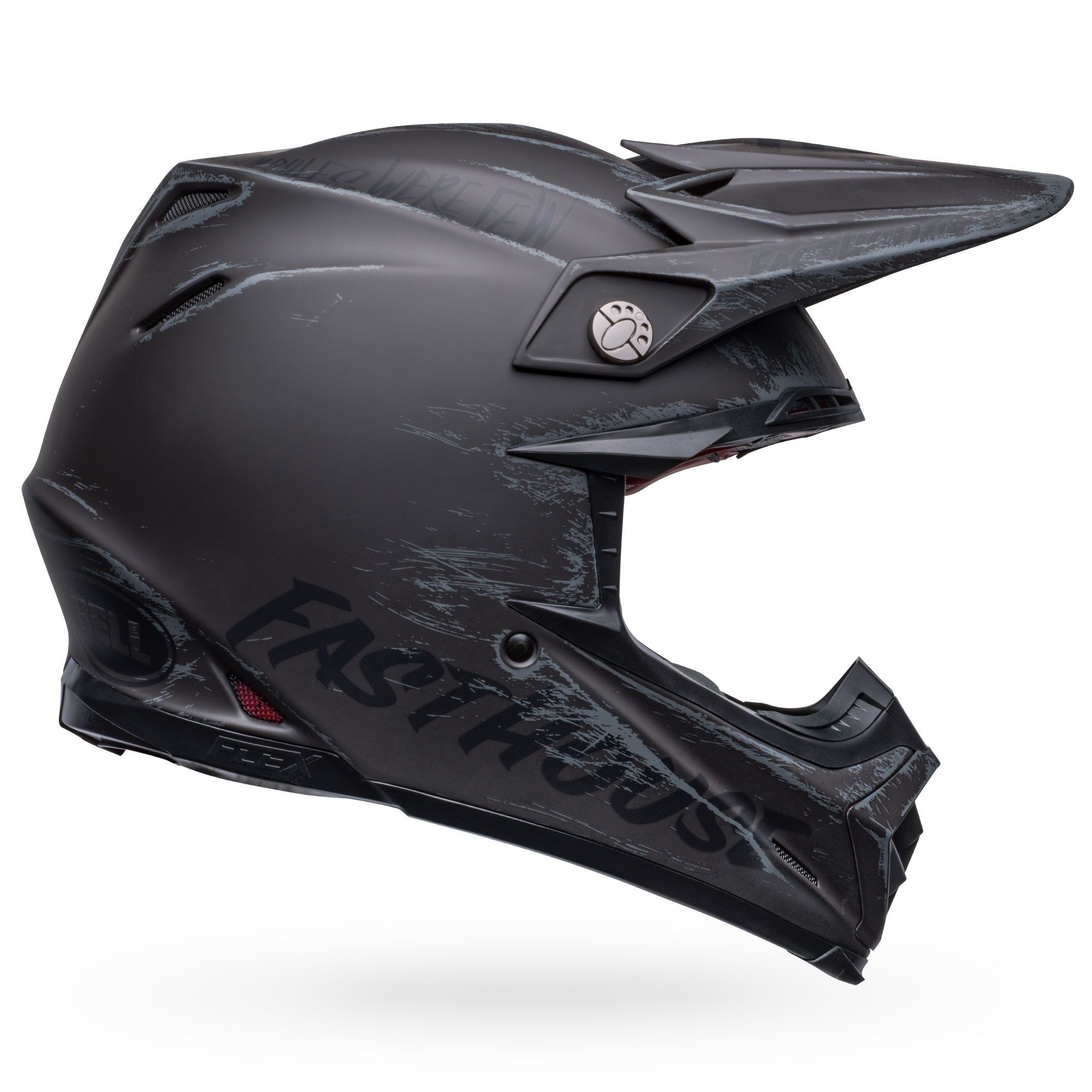 Main image of 2022 Bell Moto-9s Flex Fasthouse Mojave Matte Helmet (Black/Gray)