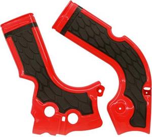 Main image of Acerbis X-Grip Frame Guards (Red/Black) CRF250R 14-17 450R 13-16