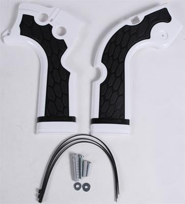 Main image of Acerbis X-Grip Frame Guards (White/Black) CRF450R 2017