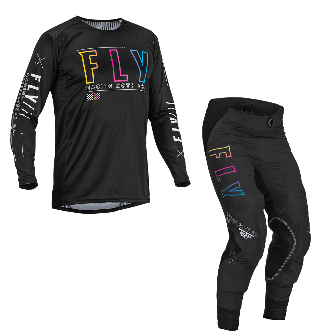 Main image of 2023 Fly Racing Lite SE Avenge Gear Set (Black/Multi)