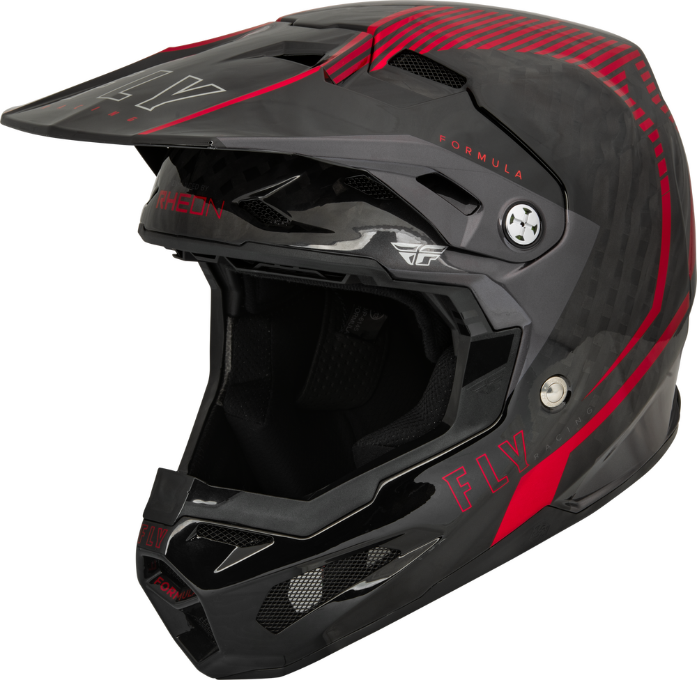 Main image of 2023 Fly Racing Formula Carbon Tracer Helmet (Black/Red)