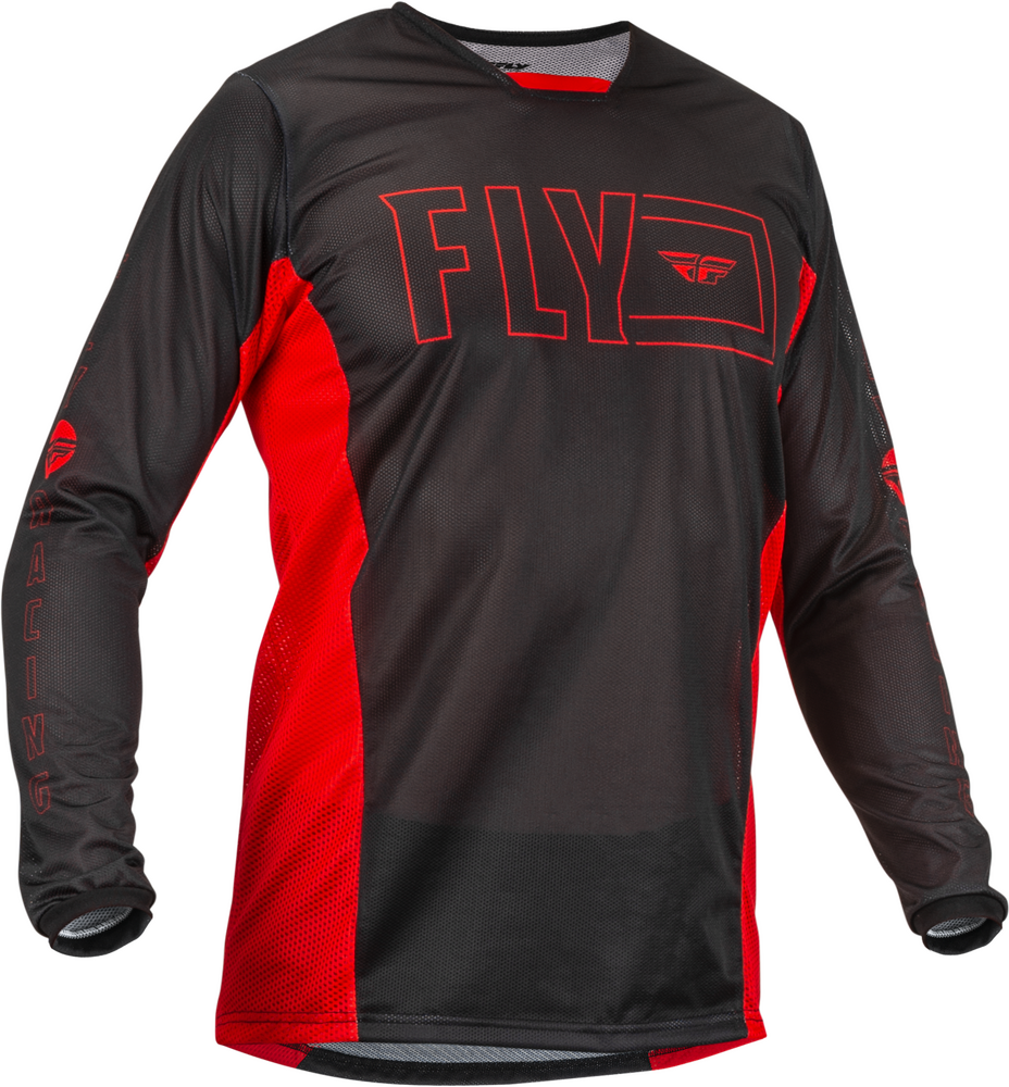 Main image of 2023 Fly Racing Kinetic Mesh Jersey (Black/Red)