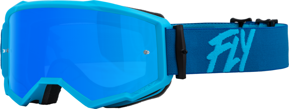 Main image of 2023 Fly Racing Zone Goggle with Blue Mirror Smoke Lens (Blue)