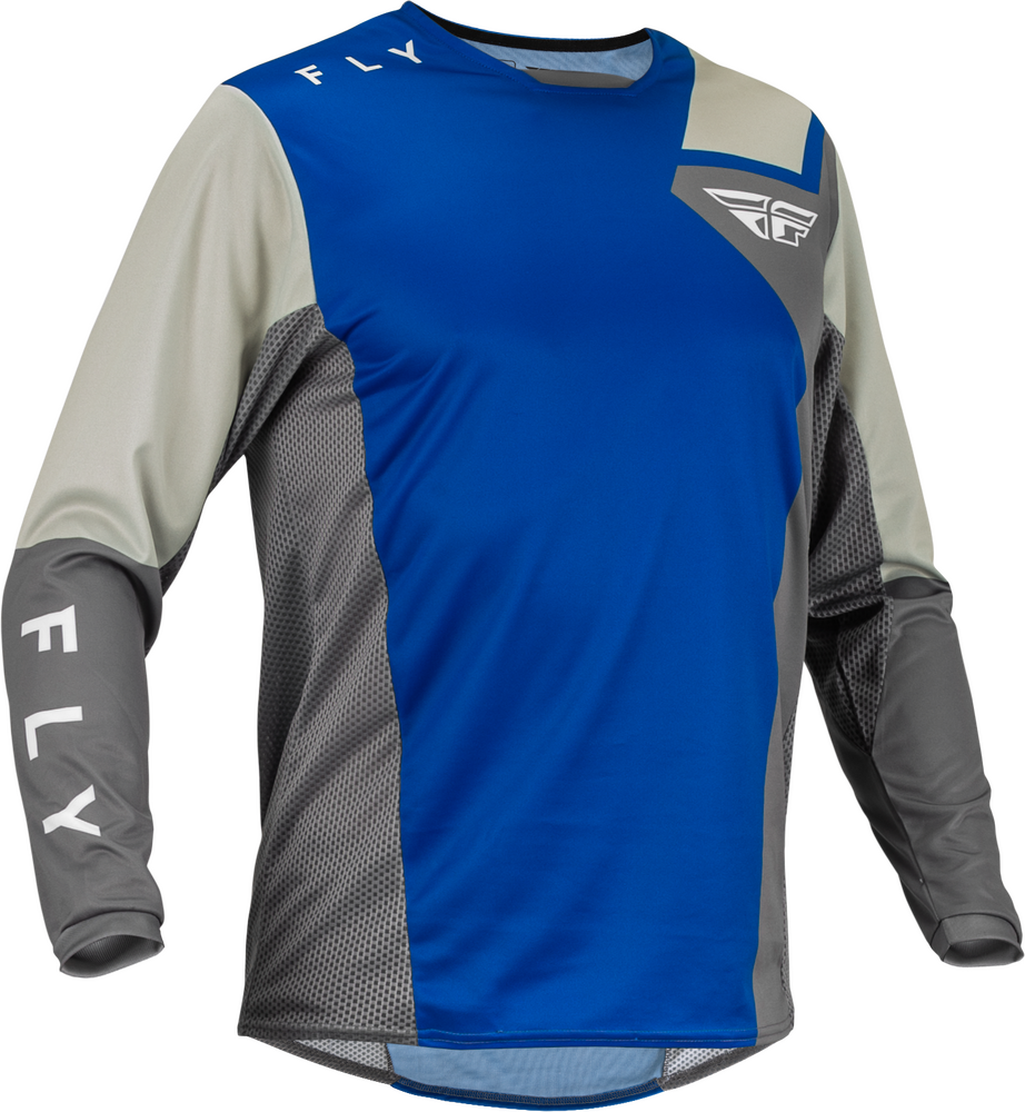 Main image of 2023 Fly Racing Kinetic Jet Jersey (Blue/Grey)