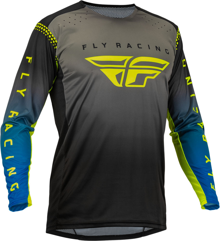 Main image of 2023 Fly Racing Lite Jersey (Blue/Grey/Yellow)