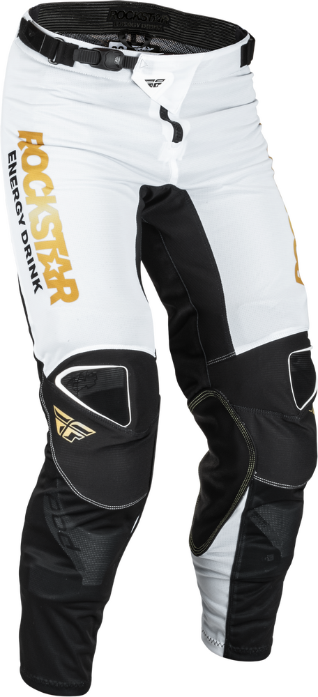 Main image of 2023 Fly Racing Kinetic Rockstar Mesh Pants (Black/White)