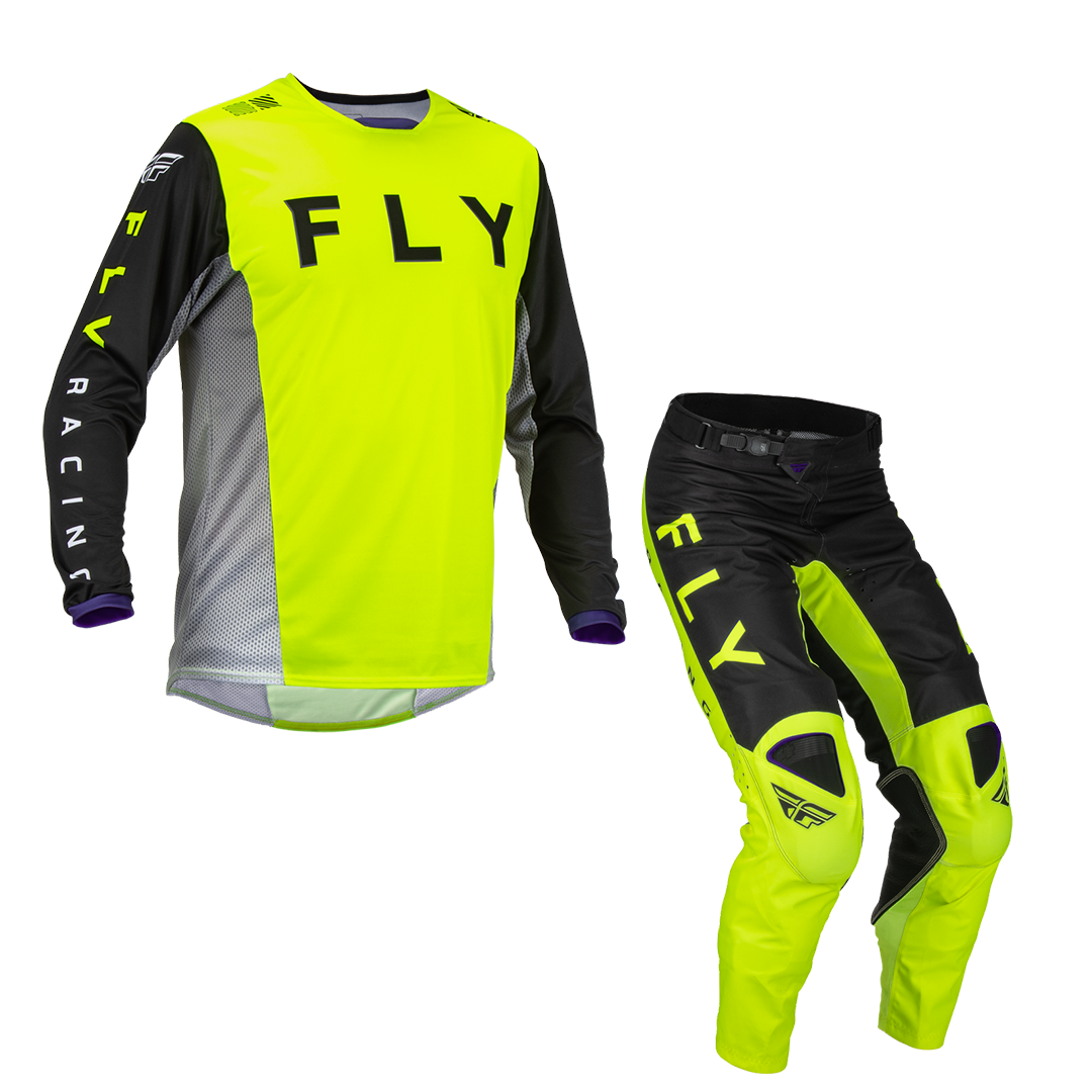 Main image of 2023 Fly Racing Kinetic Kore Gear Set (Yellow/Black)