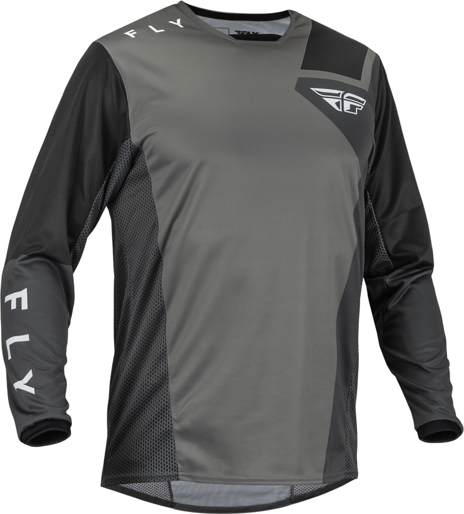 Main image of 2023 Fly Racing Kinetic Jet Jersey (Grey/Black)