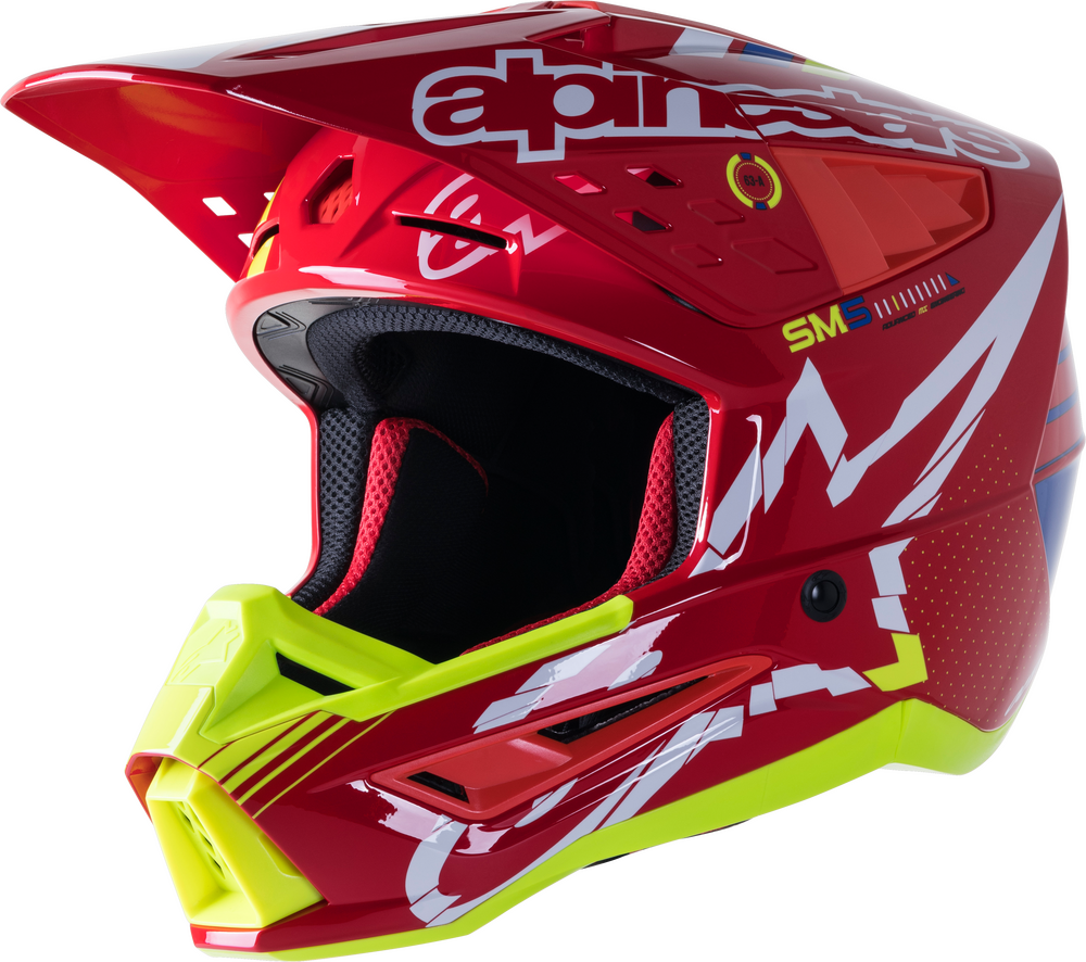 Main image of 2023 Alpinestars S-M5 Action Helmet (Red/White)