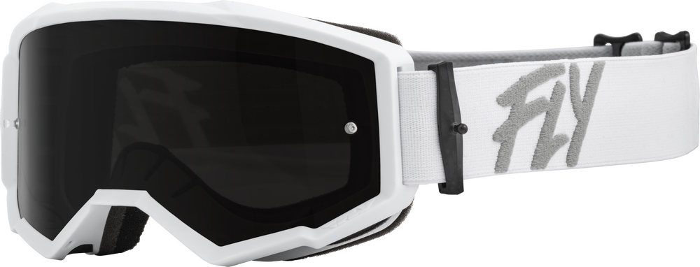 Main image of 2023 Fly Racing Zone Goggle with Dark Smoke Lens (White/Black)