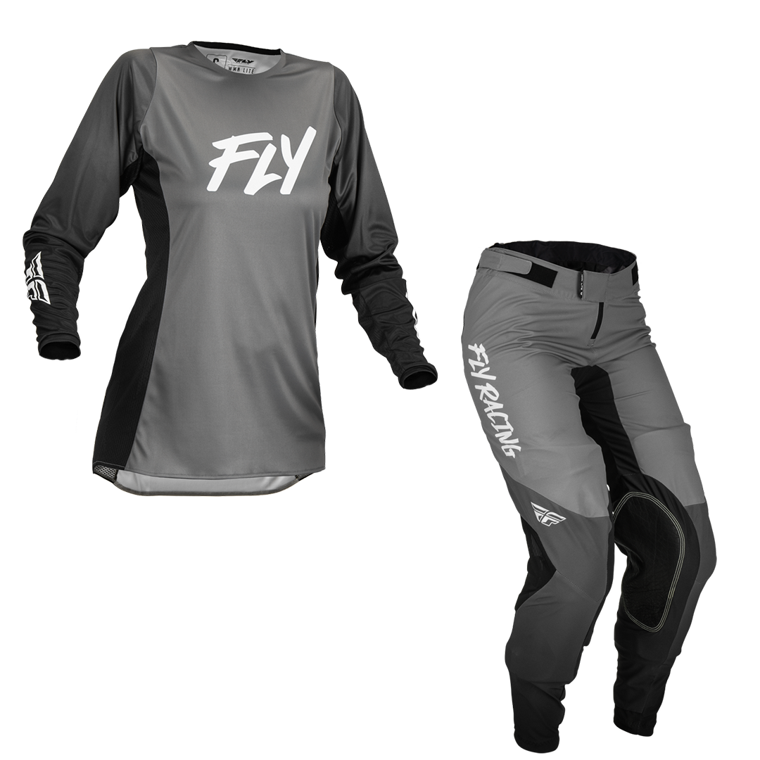 Main image of 2023 Fly Racing Women's Lite Gear Set (Black/Grey)