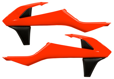 Main image of Acerbis Radiator Shrouds (Flo Orange) KTM 16-18