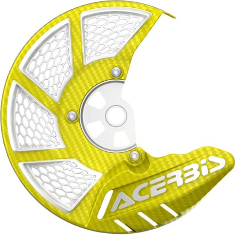 Main image of Acerbis X-Brake Vented Disc Cover (Yellow/White)