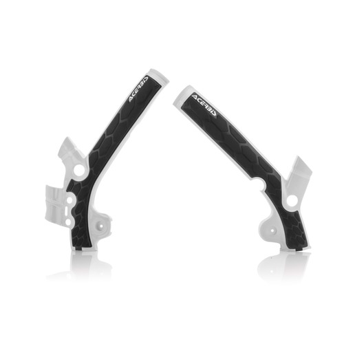 Main image of Acerbis X-Grip Frame Guards (White/Black) Husqvarna TC 85