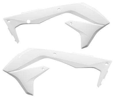 Main image of Acerbis Radiator Shrouds (White) KX450F 16-18