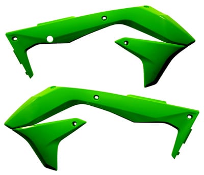 Main image of Acerbis Radiator Shrouds (Green) KX450F 16-18