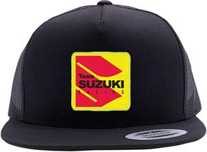 Main image of Suzuki Racing Snap-Back Hat (Black/Grey)