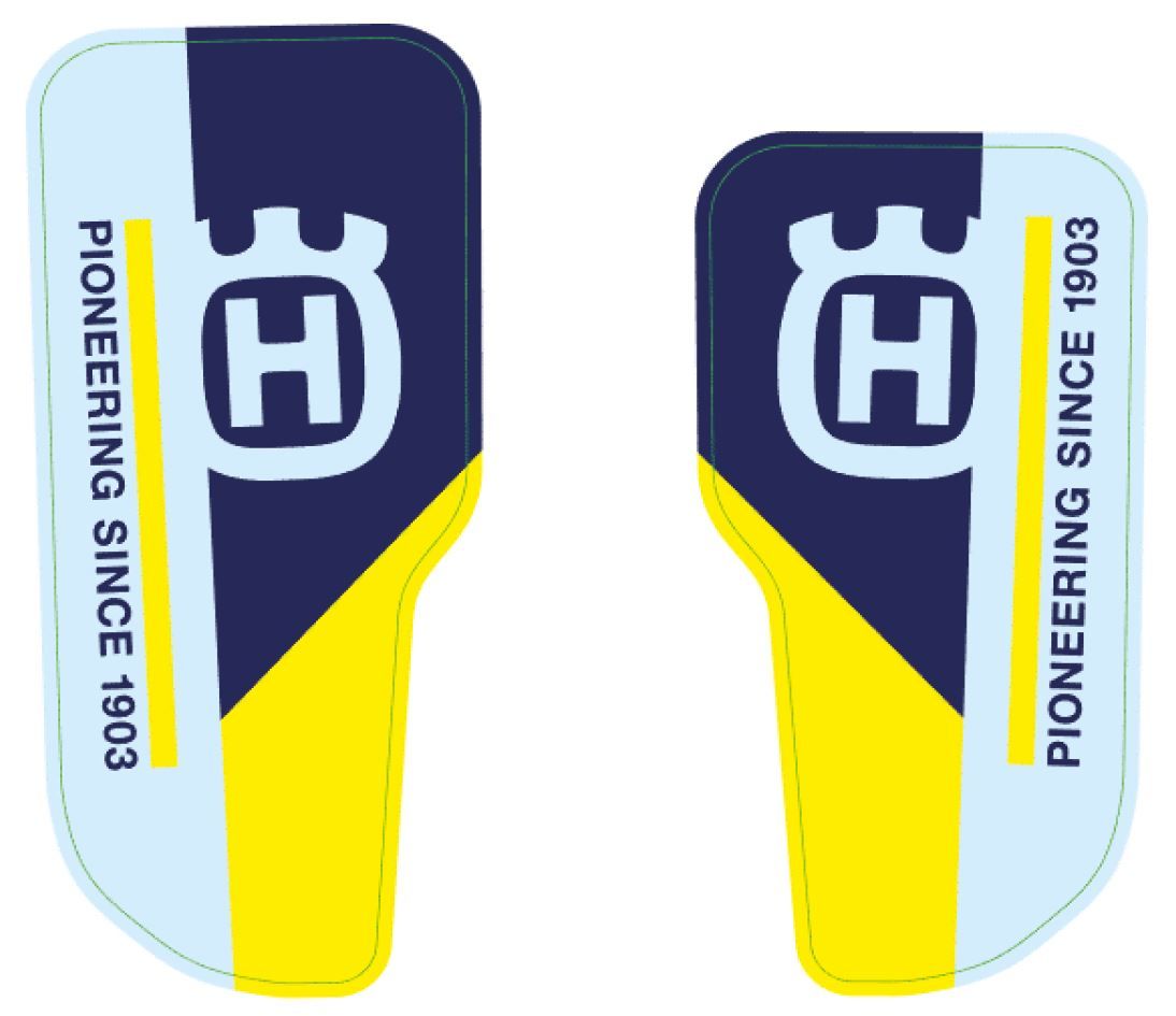 Main image of Husqvarna Fork Protector Sticker Set