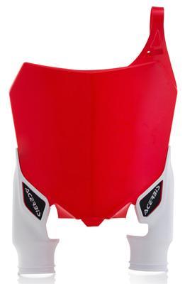 Main image of Acerbis Raptor Front Number Plate (Red/White) CRF450R 13-16 CRF250R 14-17