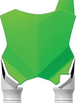 Main image of Acerbis Raptor Front Number Plate (Green/White) KX450F 16-22