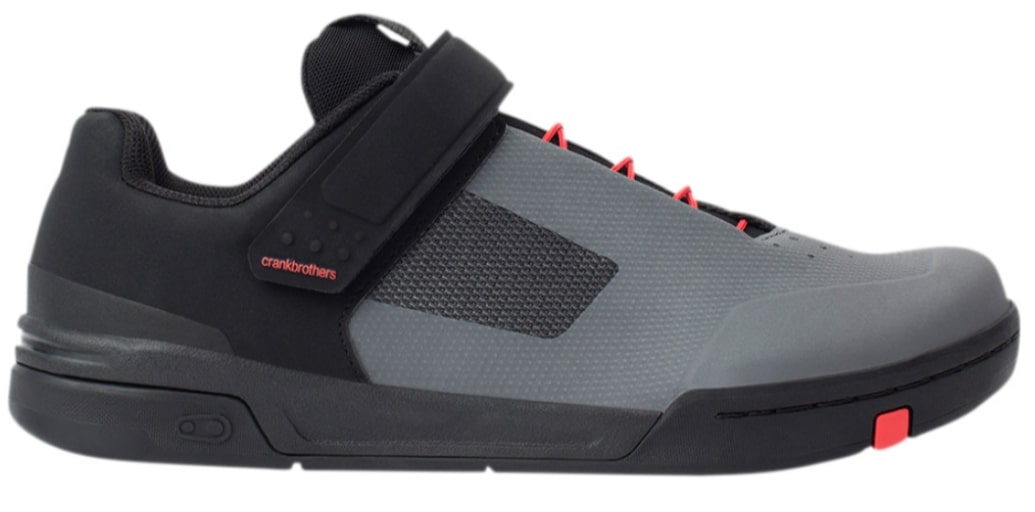 Main image of Crankbrothers Stamp Speedlace Shoes (Gray/Red)