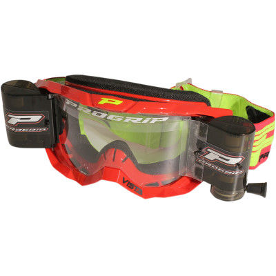 Main image of Pro Grip 3303 Vista Roll-Off Goggles (Red)