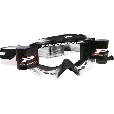 Main image of Pro Grip 3200 Venom Roll-Off MX OTG Goggle (Black/White)