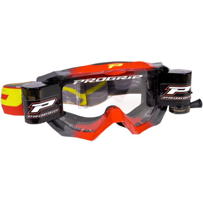 Main image of Pro Grip 3200 Venom Roll-Off MX OTG Goggle (Red/Gray)