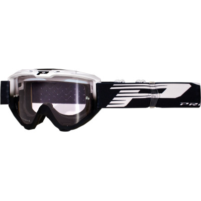 Main image of Pro Grip 3450LS Riot MX OTG Goggles (Black/White)