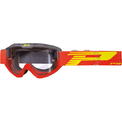 Main image of Pro Grip 3450LS Riot MX OTG Goggles (Gray/Red)