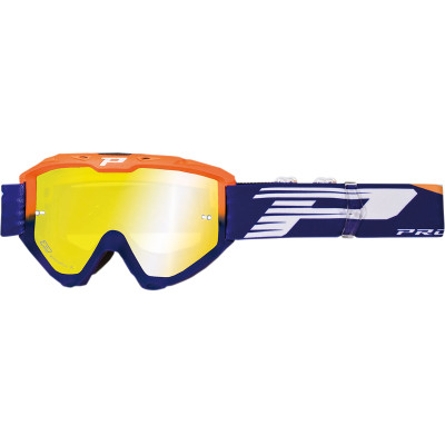 Main image of Pro Grip 3450FL Riot MX OTG Goggles (Orange/Blue)